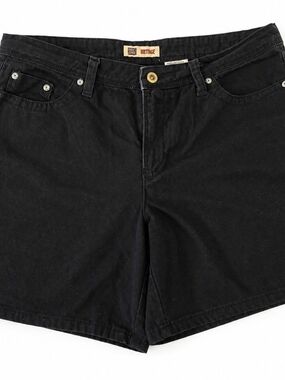 Faded Glory Black Denim Shorts - Size 10